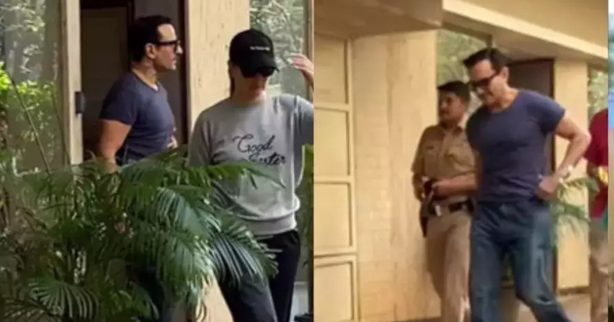 Saif-Kareena seen together for the first time after the inci