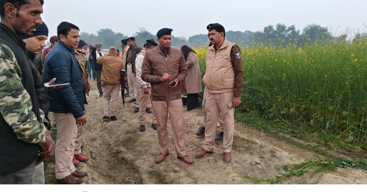 Farmer shot dead in a field in Saran, SP reached the spot
