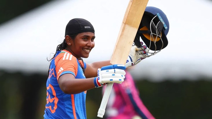Gongadi Trisha created history, scored a century in the U19 Gongadi Trisha created history, scored a century in the U19