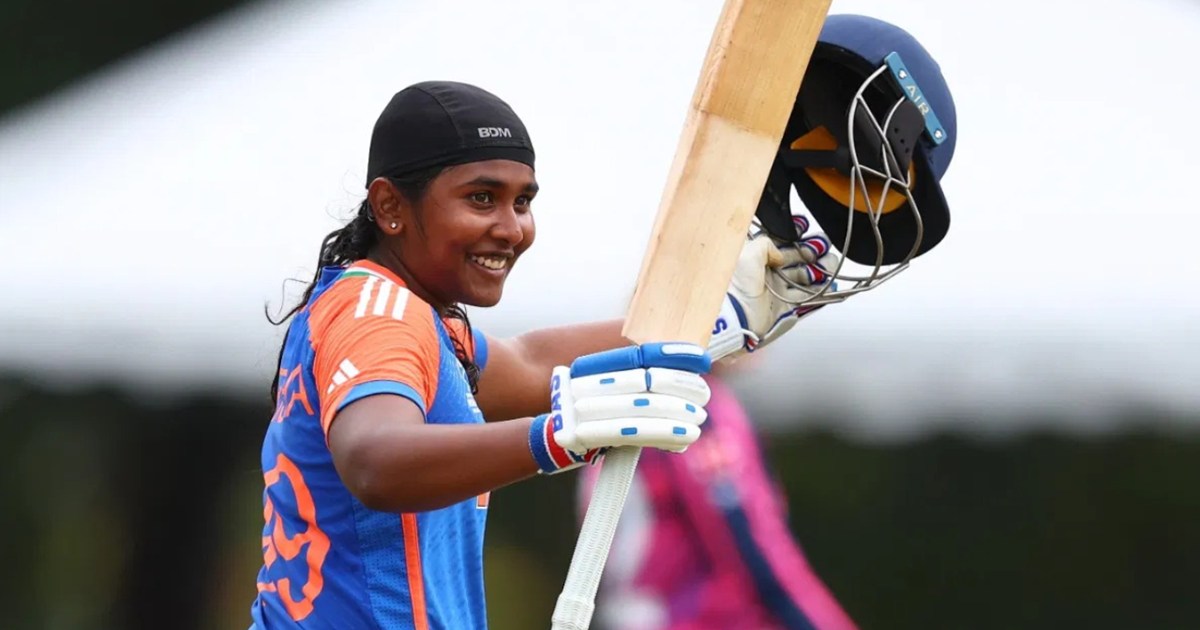 Gongadi Trisha created history, scored a century in the U19 