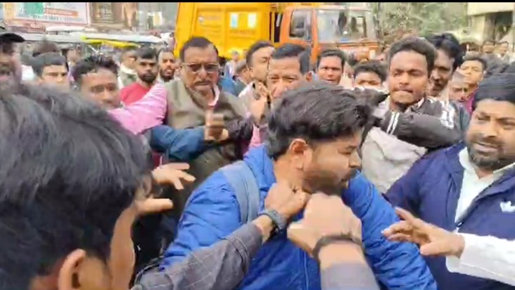 Angry with Bihar bandh, a biker shouted the slogan of Pappu 