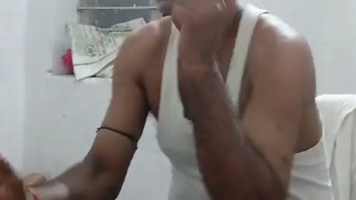 In Bihar, where liquor is prohibited, a video of a police in