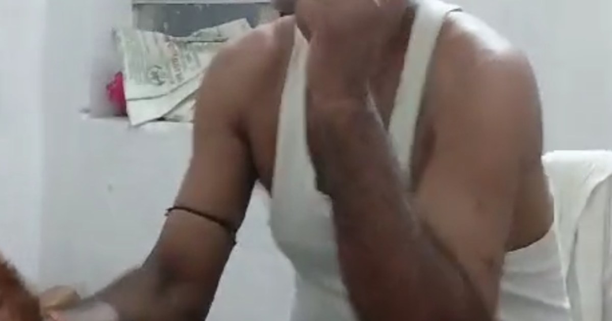 In Bihar, where liquor is prohibited, a video of a police in