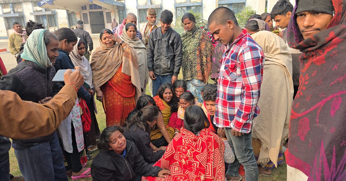 Conspiracy to show accident by killing woman in Patna at bar