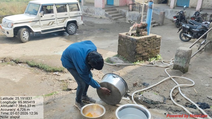 Instead of teaching, the teacher was busy having a fish part