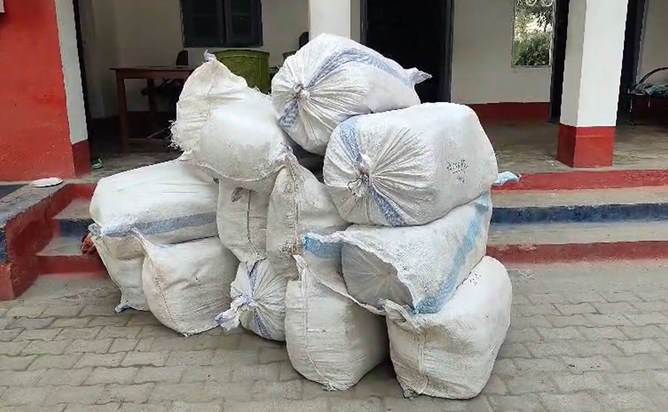 Major disclosure on Supaul NH-27: 451 kg of marijuana recove