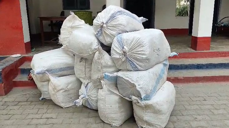 Major disclosure on Supaul NH-27: 451 kg of marijuana recove