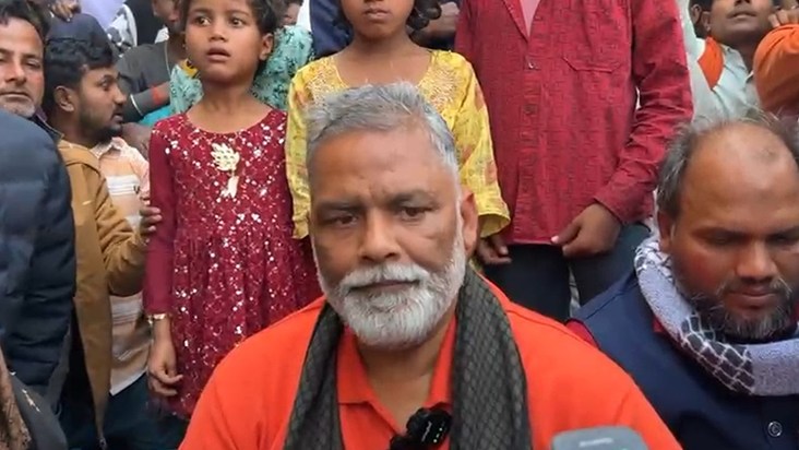 A widow was raped; Pappu Yadav met the victim's family and t