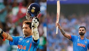 Virat Kohli breaks Sachin's record again, creates history in Rajkot ODI