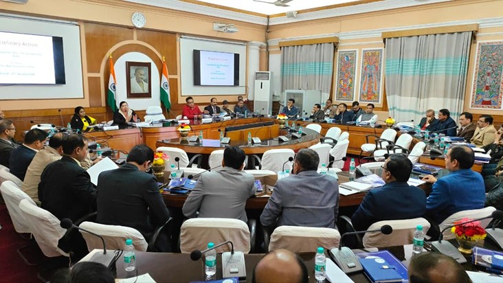 High-level brief training session on the disciplinary action