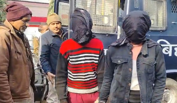 A video went viral and four young men were arrested.