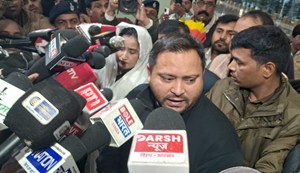 Tejashwi Yadav enters Bihar politics after 40 days, says government formed through deceit and fraud