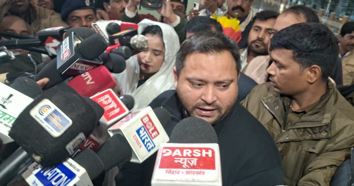Tejashwi Yadav enters Bihar politics after 40 days, says gov