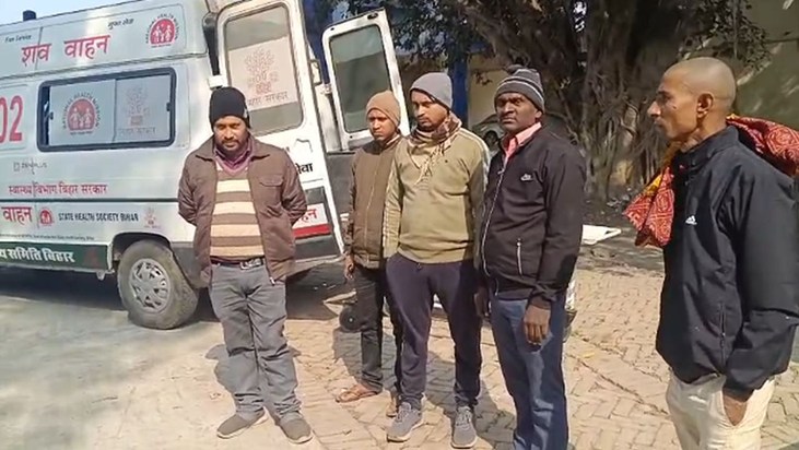 A lab assistant returning after contributing to an engineeri