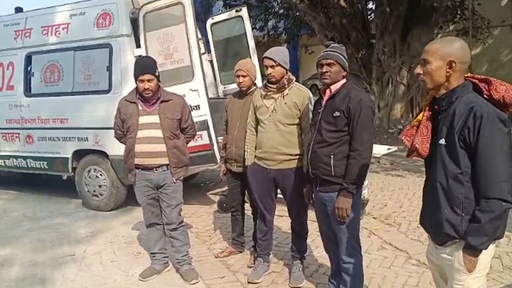 A lab assistant returning after contributing to an engineeri