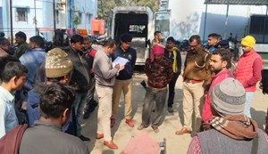 The young man had left saying he would be back in a little while.