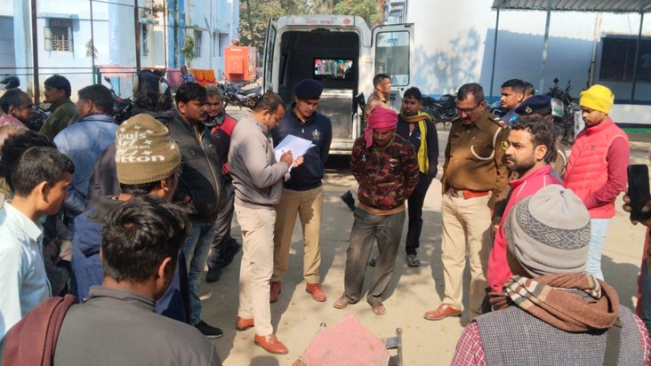 The young man had left saying he would be back in a little w