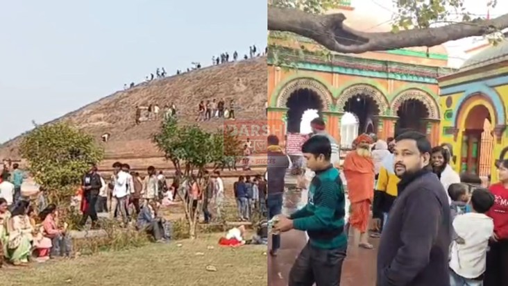 Tourist destinations were crowded with large numbers of peop