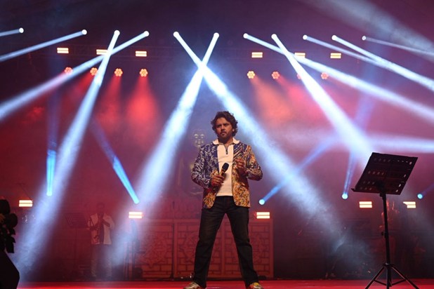 javed ali enthralled the audience by his singing