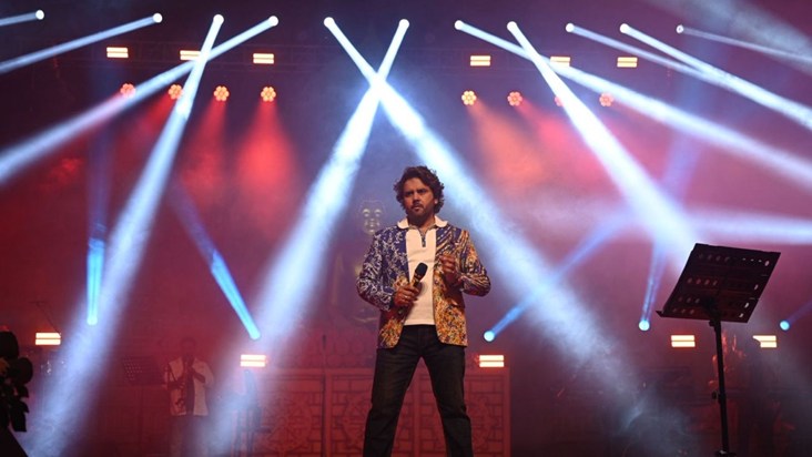 javed ali enthralled the audience by his singing