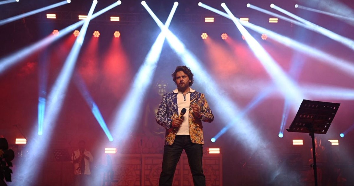 javed ali enthralled the audience by his singing