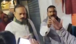 The brother of a BJP leader has been arrested with a weapon.