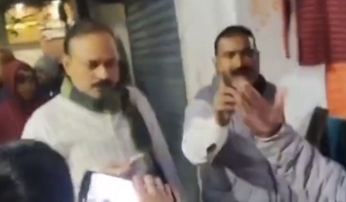 The brother of a BJP leader has been arrested with a weapon.