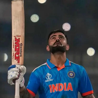 Virat Kohli took control of the match but fell just seven ru