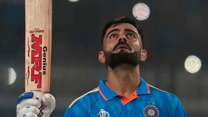 Virat Kohli took control of the match but fell just seven ru