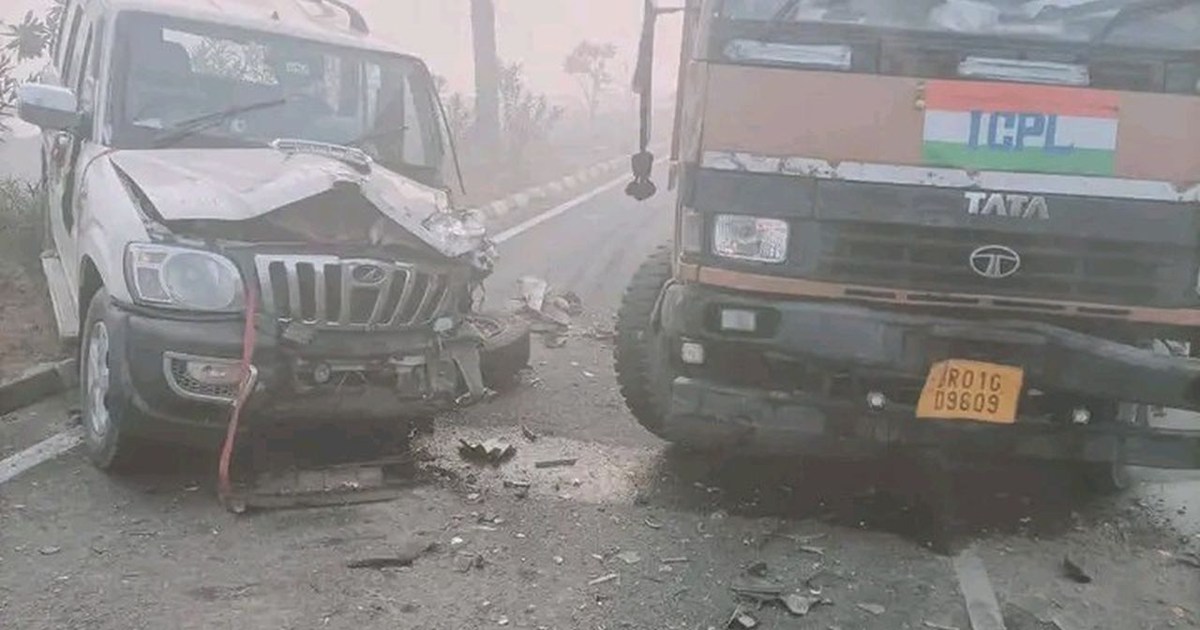 Cold wave alert in Bihar; accident on Mokama 6-lane, 5 vehic