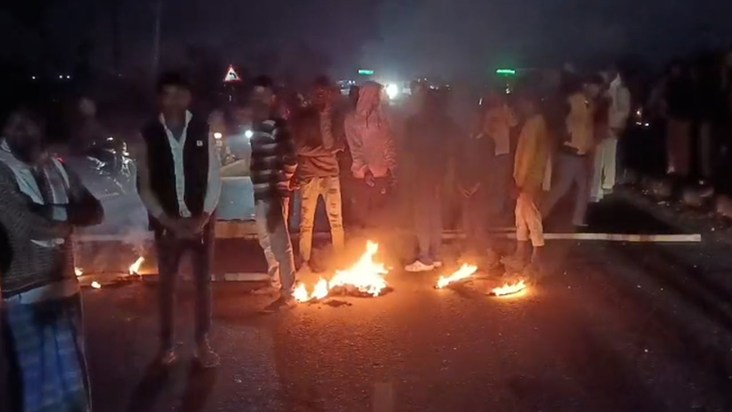 A laborer died in a road accident in Jehanabad.