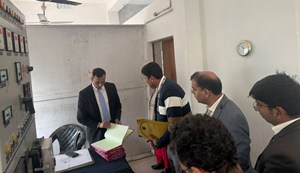 The Energy Secretary conducted a surprise inspection of the under-construction power substation.