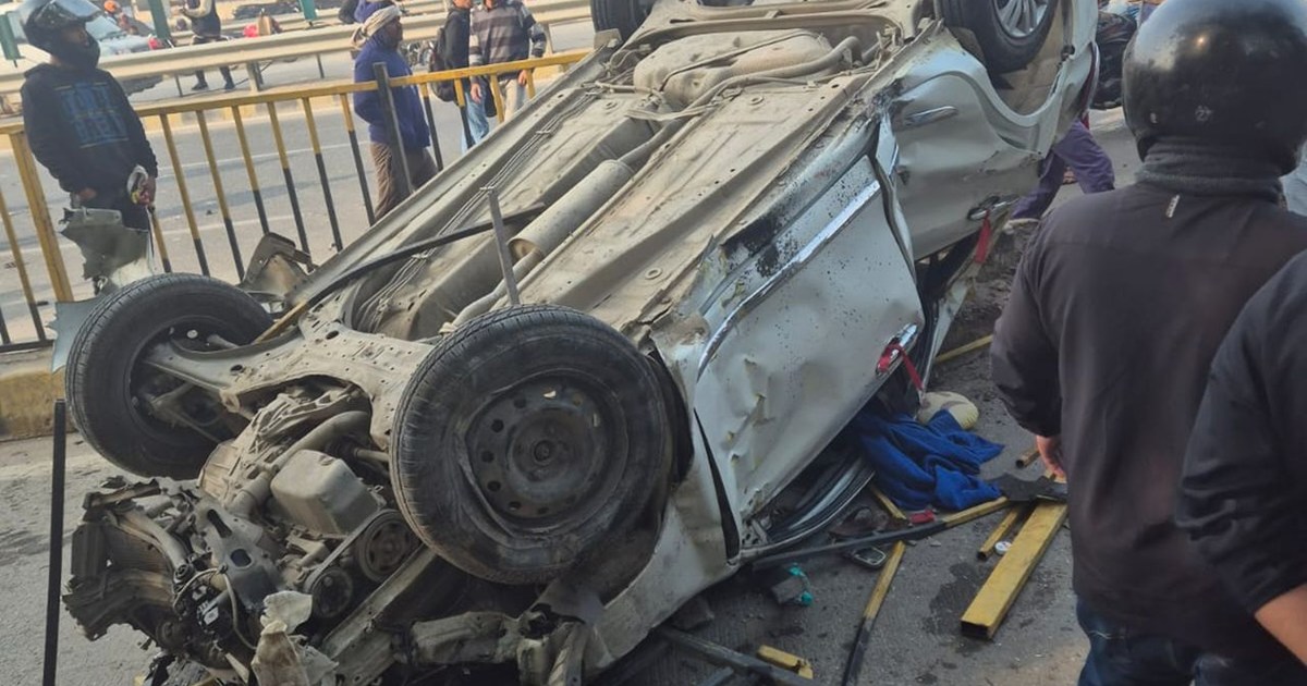 Road accident on Atal Path in Patna, several people injured 