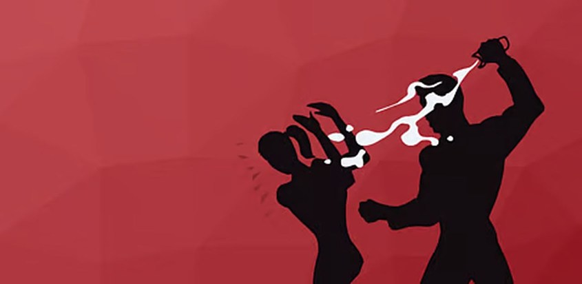 acid attack in motihari 