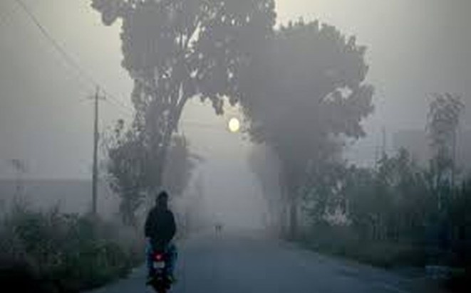 There was some relief from the sun, but… the shivering cold 