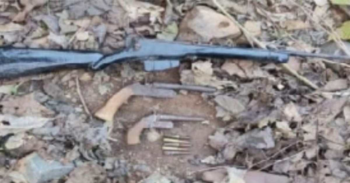Naxalite secret hideout busted, country-made rifles and live