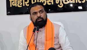 samrat chaudhary in action mood in NEET student case