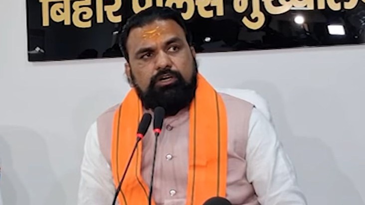 samrat chaudhary in action mood in NEET student case