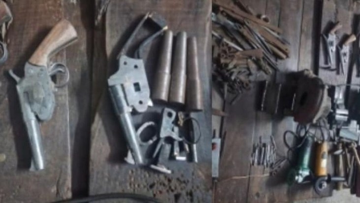 Three accused running arms manufacturing business arrested, 