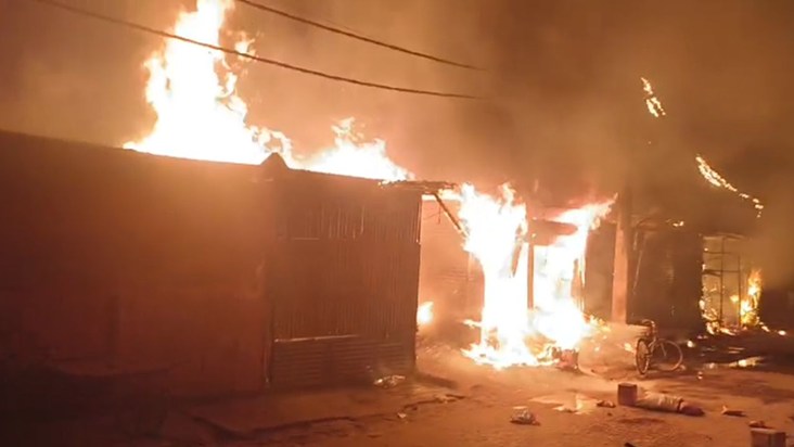 fire broke out in danapur