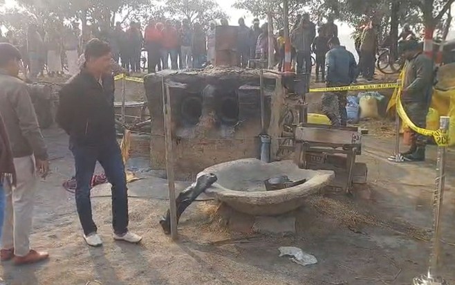 In the cold, the mile tape took his life, the farmer died a 