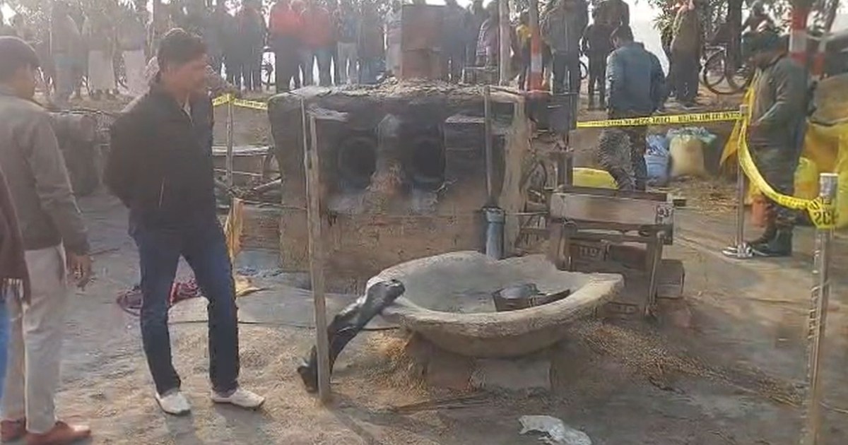 In the cold, the mile tape took his life, the farmer died a 