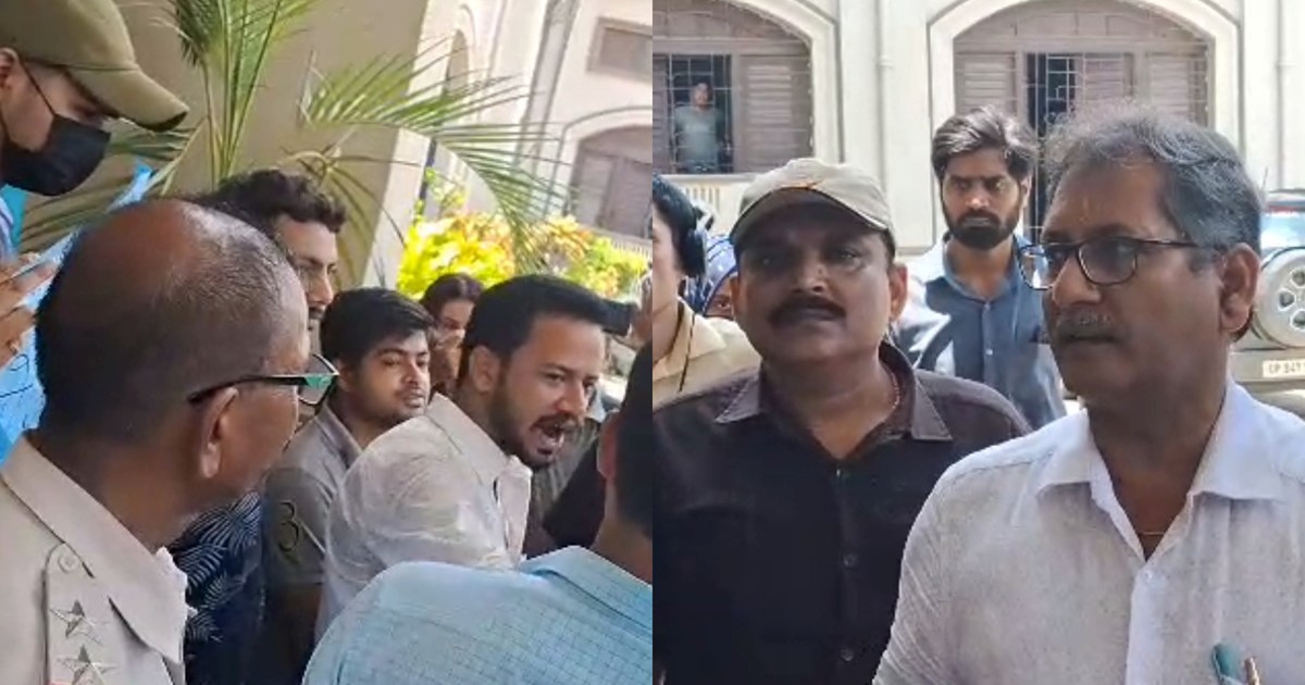 Students protested against decree of PU administration