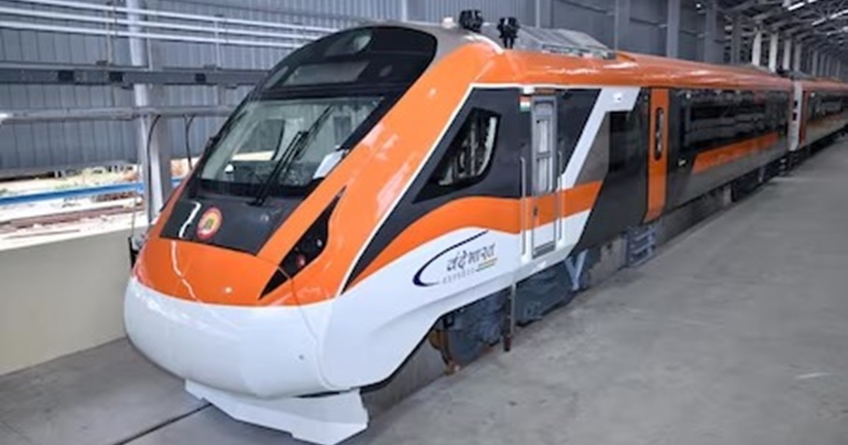 vande bharat saffron colour