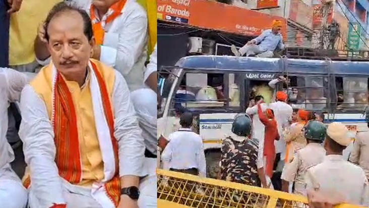 BJP leader taken into custody, Vijay Sinha lashed out