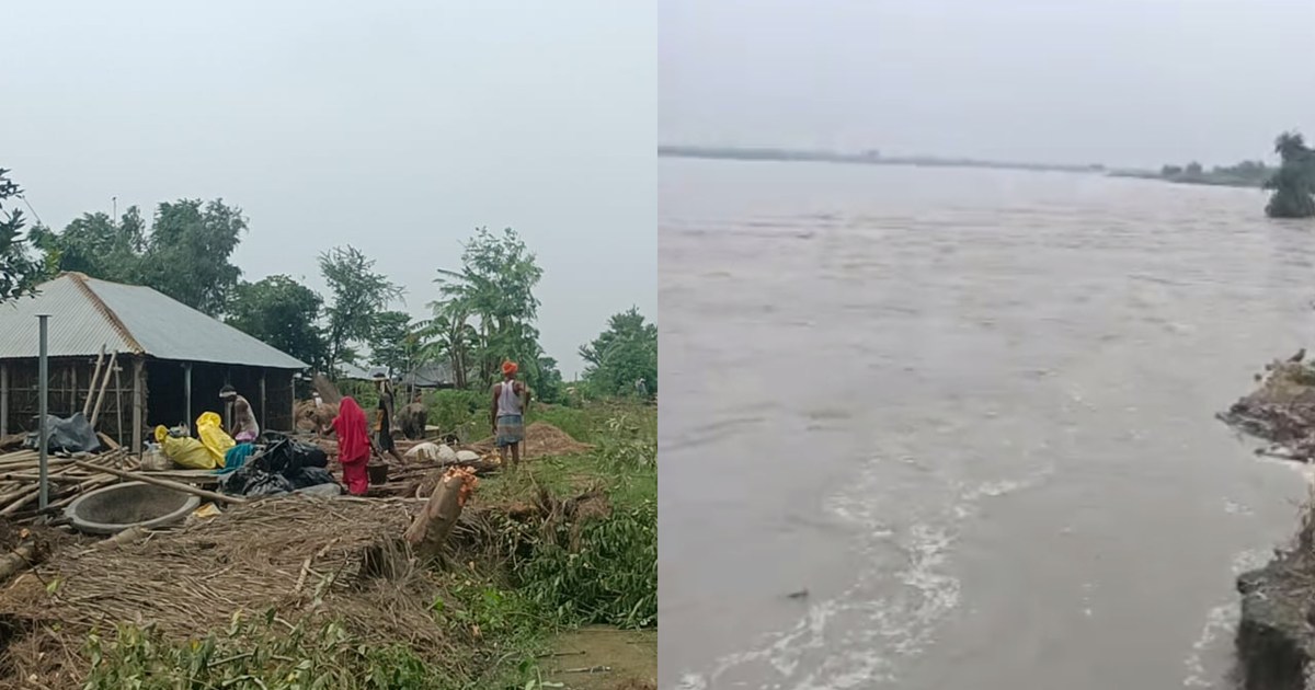 Kosi ruined the homes of 200 families! people fighting to sa