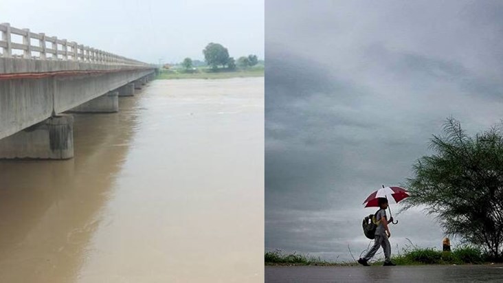 Rivers will soon cross the danger mark, rain-lightning alert