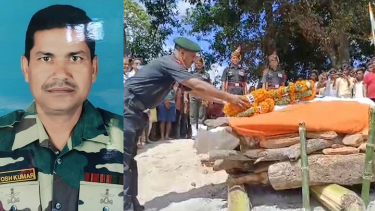 Dead body of jawan reached native village Dead body of jawan reached native village
