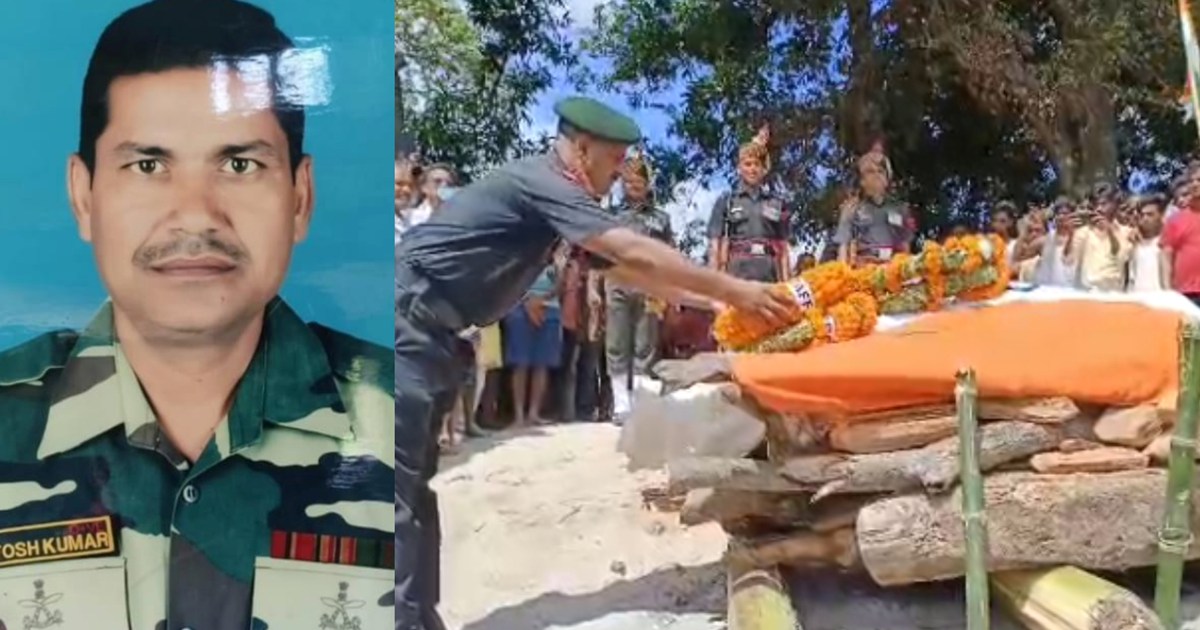  Dead body of jawan reached native village