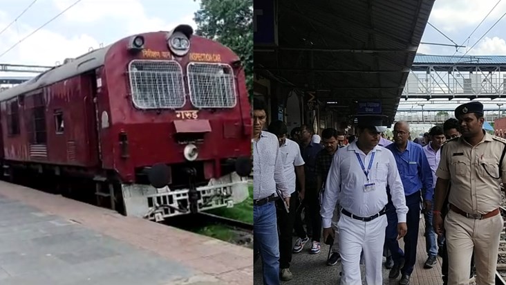 DRM reached Buxar, taught the lesson of passenger safety DRM reached Buxar, taught the lesson of passenger safety
